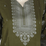 Women's 03pcs Stitched Suit - Dark Green, Women Shalwar Suits, Chase Value, Chase Value