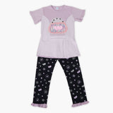 Girls Half Sleeves Suit - Purple, Girls Suits, Chase Value, Chase Value