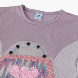 Girls Half Sleeves Suit - Purple, Girls Suits, Chase Value, Chase Value