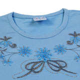 Girls Tight Half Sleeves Suit - Blue, Girls Suits, Chase Value, Chase Value