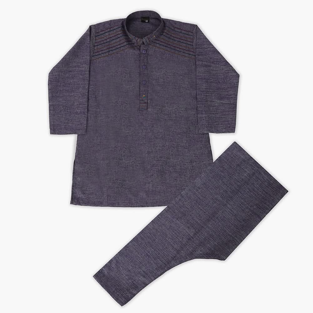 Boys Shalwar Suit - Purple, Boys Shalwar Kameez, Chase Value, Chase Value