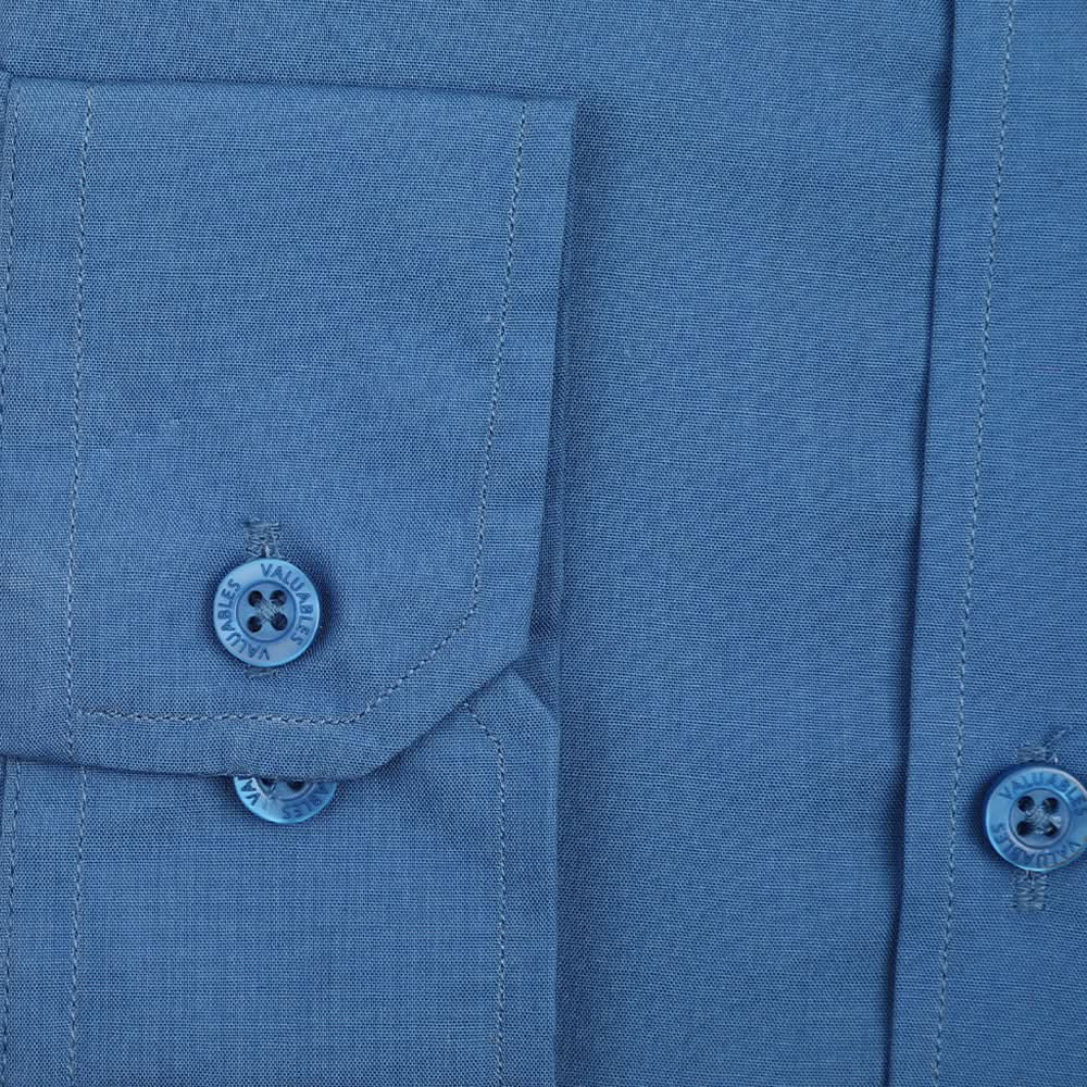 Men's Formal Plain Shirt - Blue, Men's Shirts, Chase Value, Chase Value