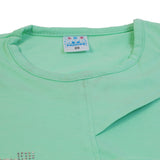 Girls Tight Half Sleeves Suit - Green, Girls Suits, Chase Value, Chase Value