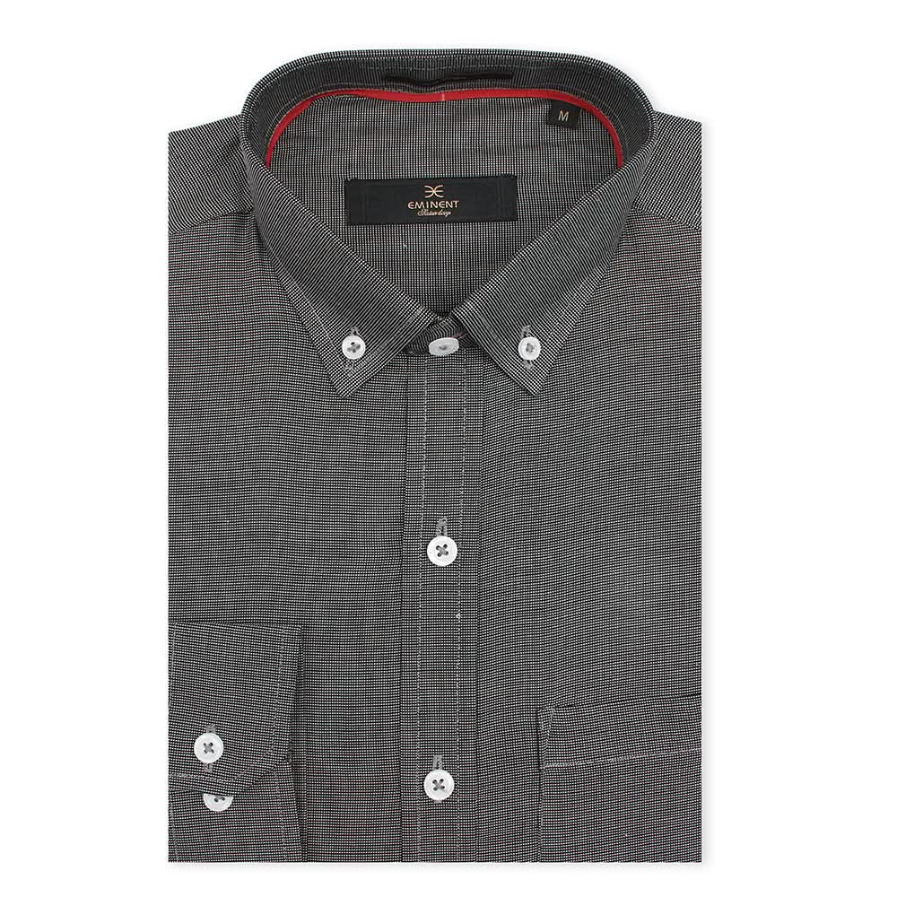Eminent Men's Saturday Chambray Shirt - Dark Grey, Men's Shirts, Eminent, Chase Value