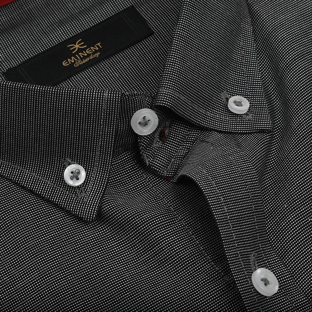 Eminent Men's Saturday Chambray Shirt - Dark Grey, Men's Shirts, Eminent, Chase Value