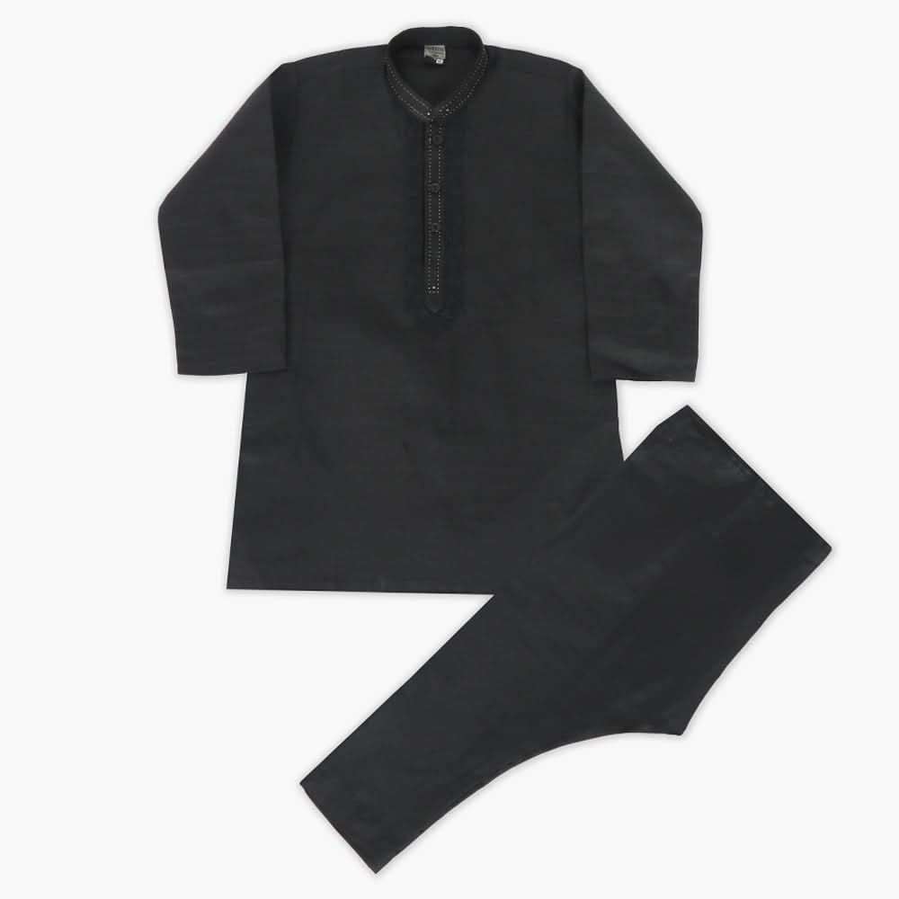 Boys Shalwar Suit - Black, Boys Shalwar Kameez, Chase Value, Chase Value
