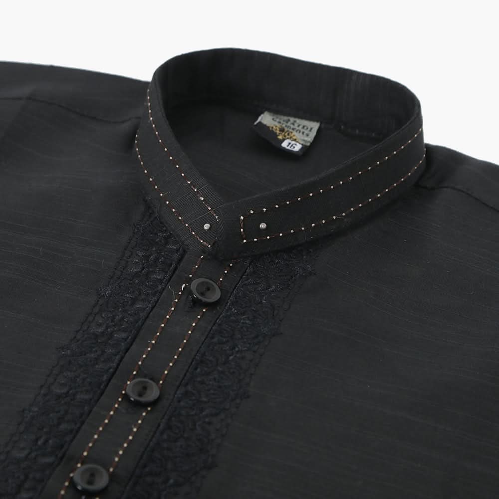 Boys Shalwar Suit - Black, Boys Shalwar Kameez, Chase Value, Chase Value