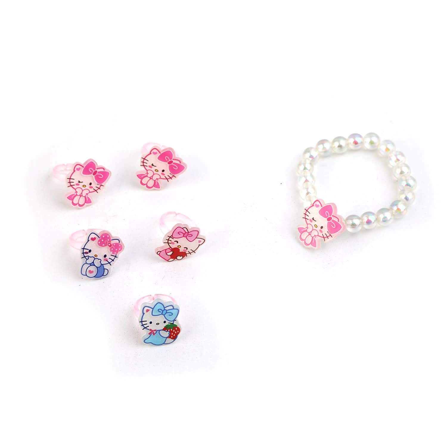 Girls Rings & Bracelets Card - Multi Color, Girls Jewellery Sets, Chase Value, Chase Value