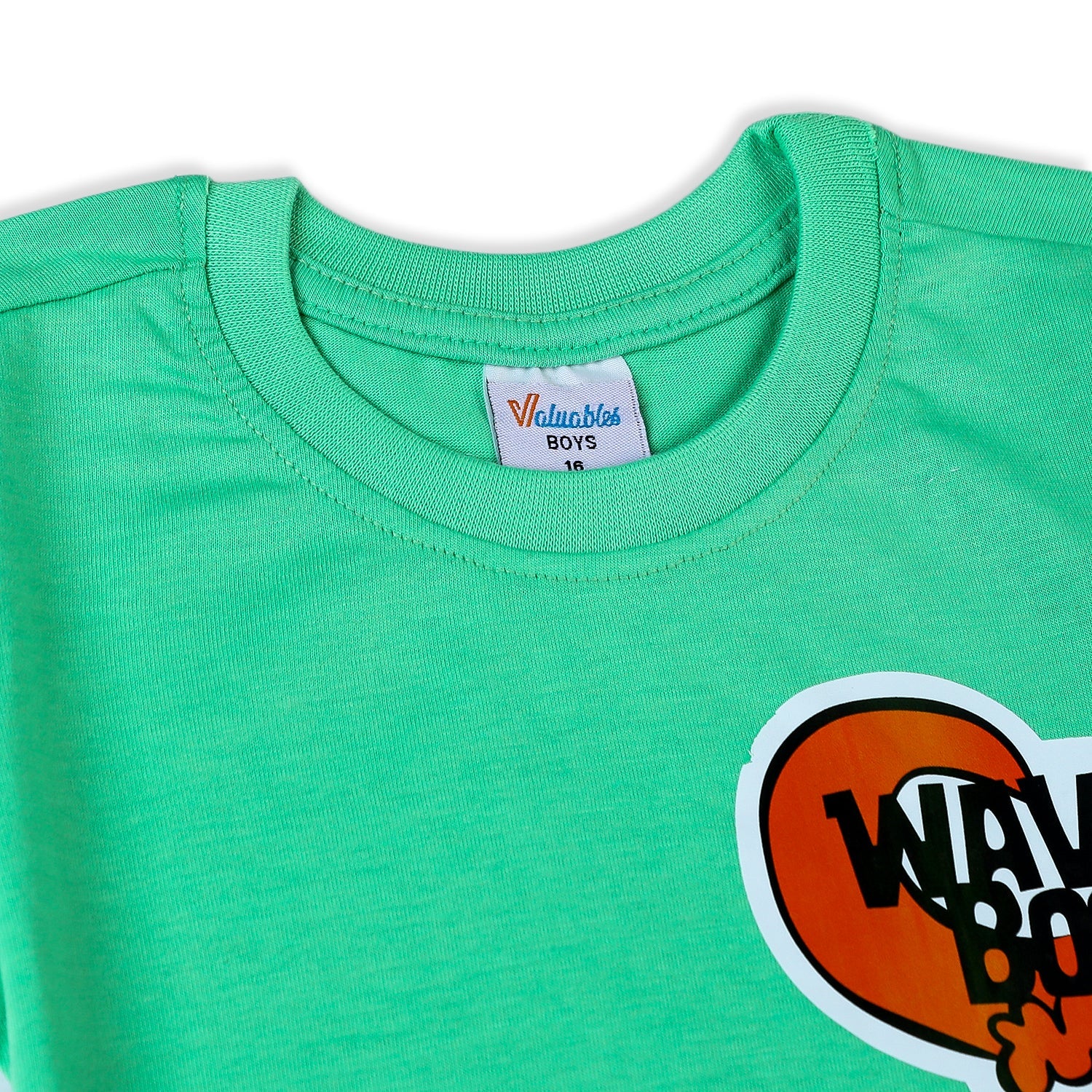 Boys Half Sleeves T-Shirt - Green, Boys T-Shirts, Chase Value, Chase Value