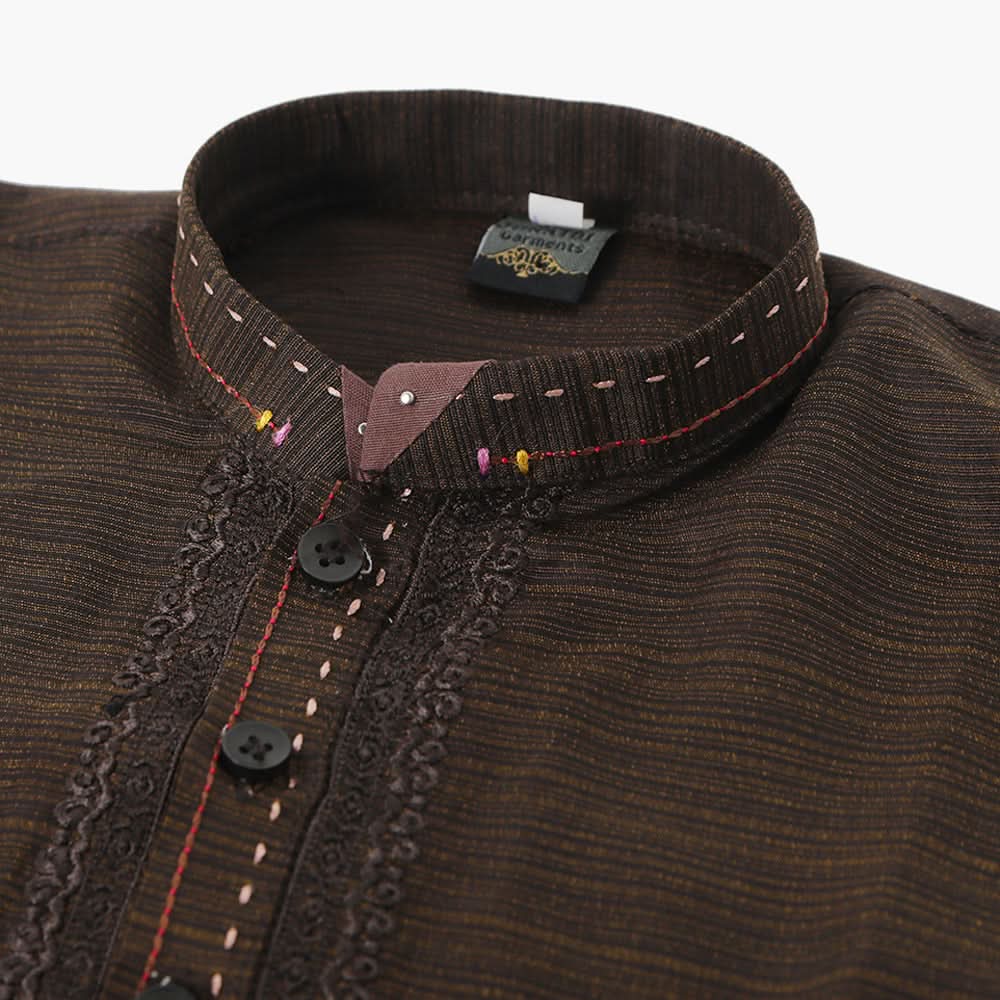 Boys Shalwar Suit - Dark Brown, Boys Shalwar Kameez, Chase Value, Chase Value
