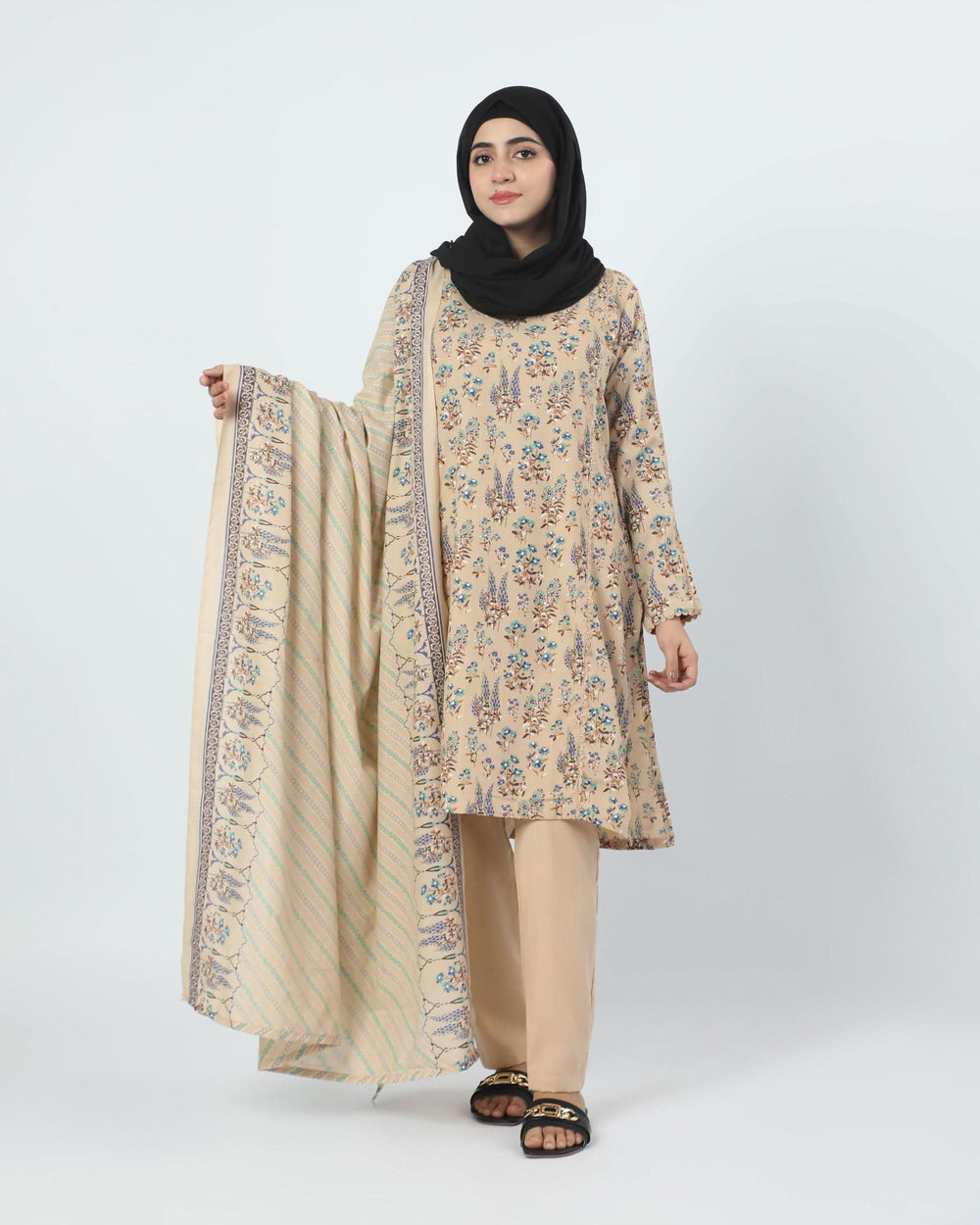 Valuables Women's Printed 3Pcs Suit, Women Shalwar Suits, Chase Value, Chase Value