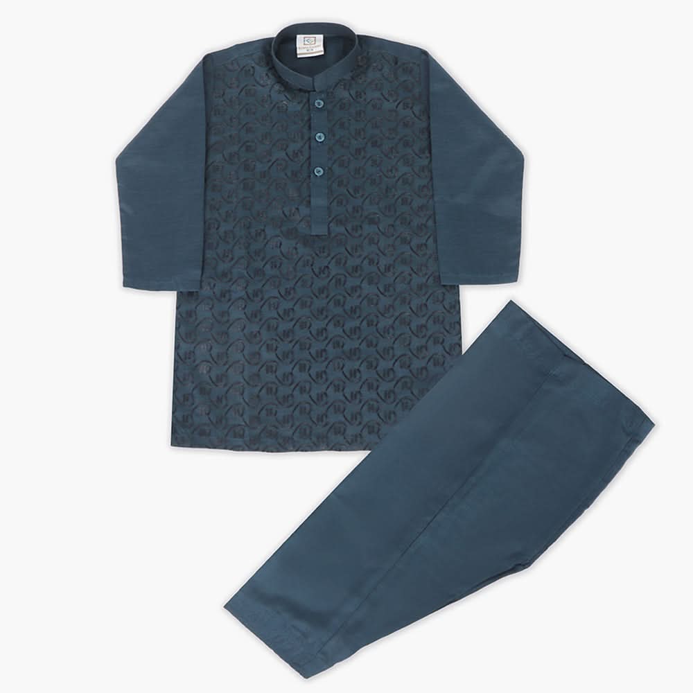 Boys Shalwar Suit - Steel Green, Boys Shalwar Kameez, Chase Value, Chase Value