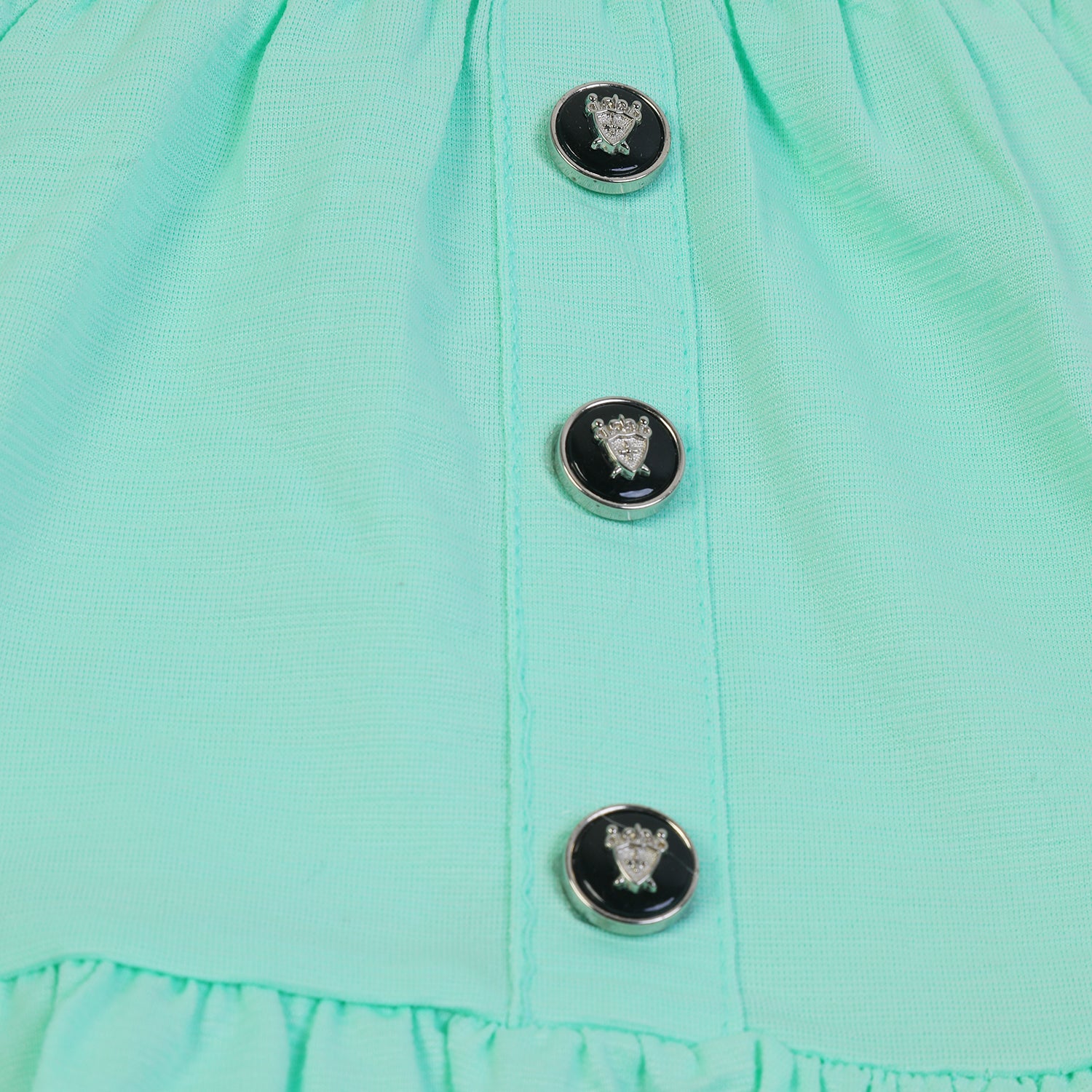 Girls Half Sleeves Suit - Light Green, Girls Suits, Chase Value, Chase Value