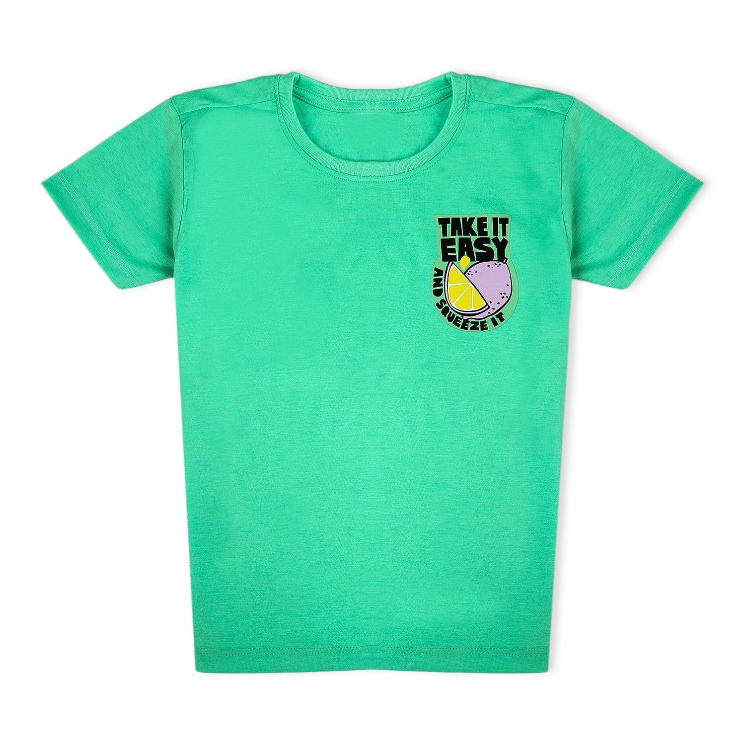 Boys Half Sleeves T-Shirt - Green, Boys T-Shirts, Chase Value, Chase Value