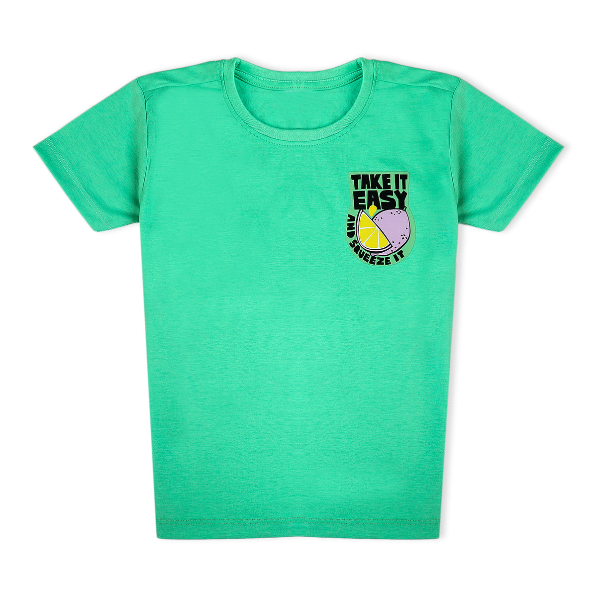 Boys Half Sleeves T-Shirt - Green, Boys T-Shirts, Chase Value, Chase Value