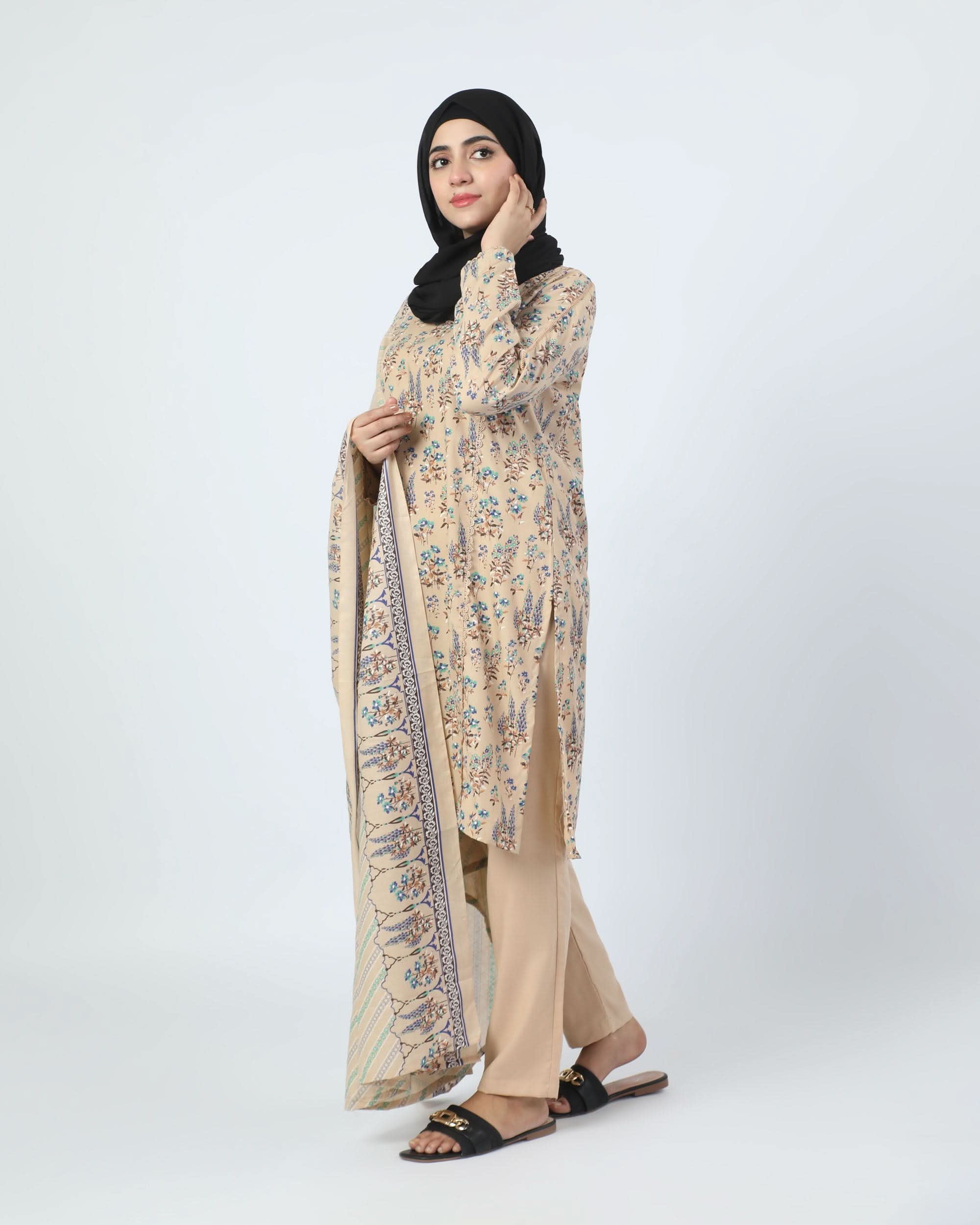 Valuables Women's Printed 3Pcs Suit, Women Shalwar Suits, Chase Value, Chase Value