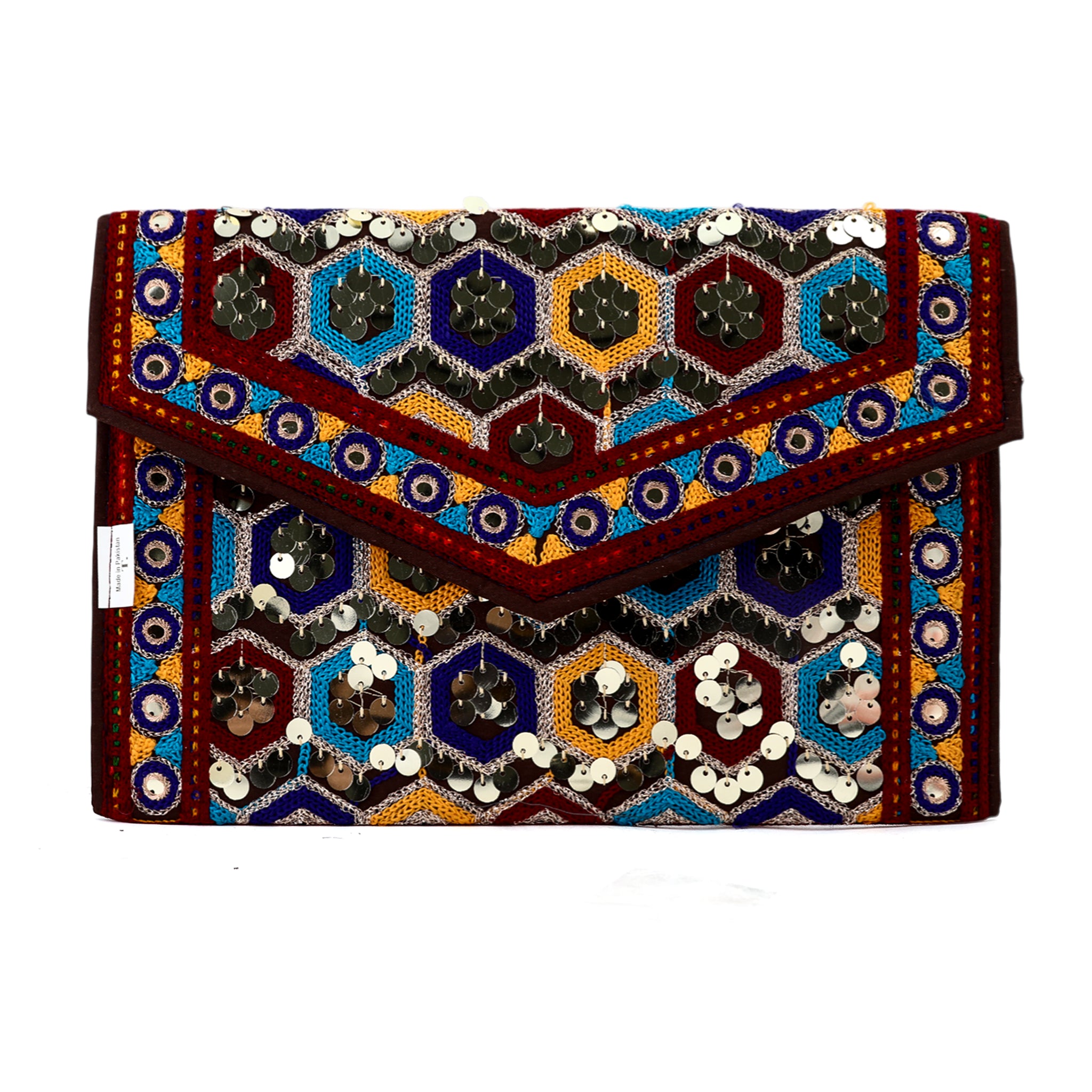 Women's Clutch Sindhi Traditional Embroidered, Women Clutches, Chase Value, Chase Value