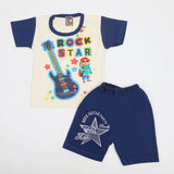 Newborn Boys Half Sleeves Suit - Blue, Newborn Boys Sets & Suits, Chase Value, Chase Value