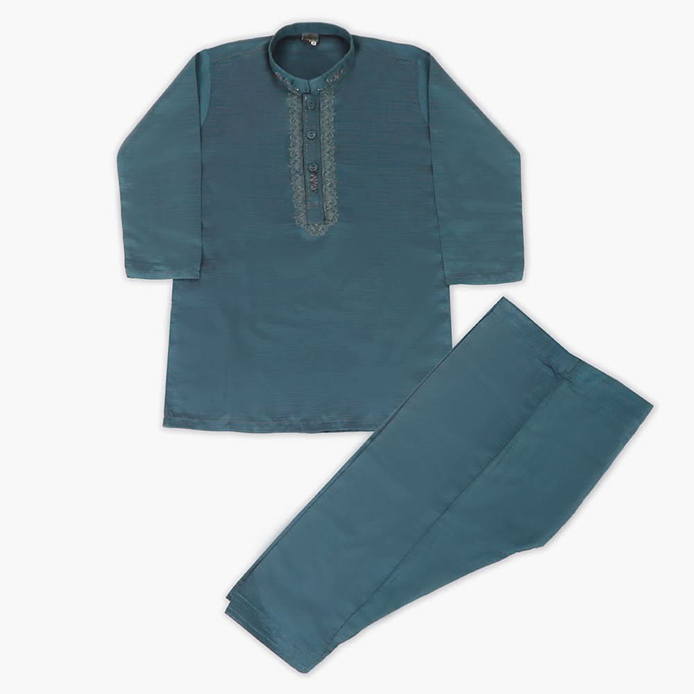 Boys Shalwar Suit - Steel Blue, Boys Shalwar Kameez, Chase Value, Chase Value