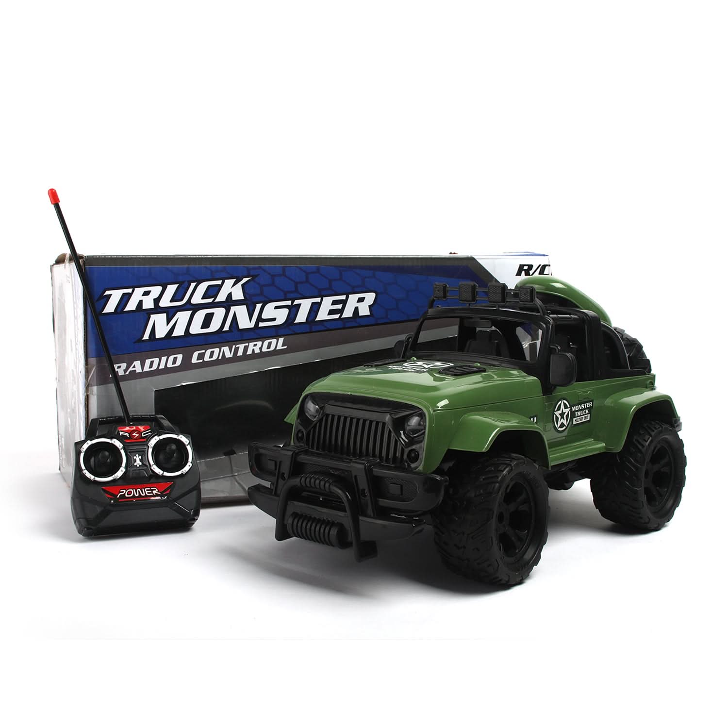 Remote Control Car Four Function With Usb - Green, Remote Control, Chase Value, Chase Value