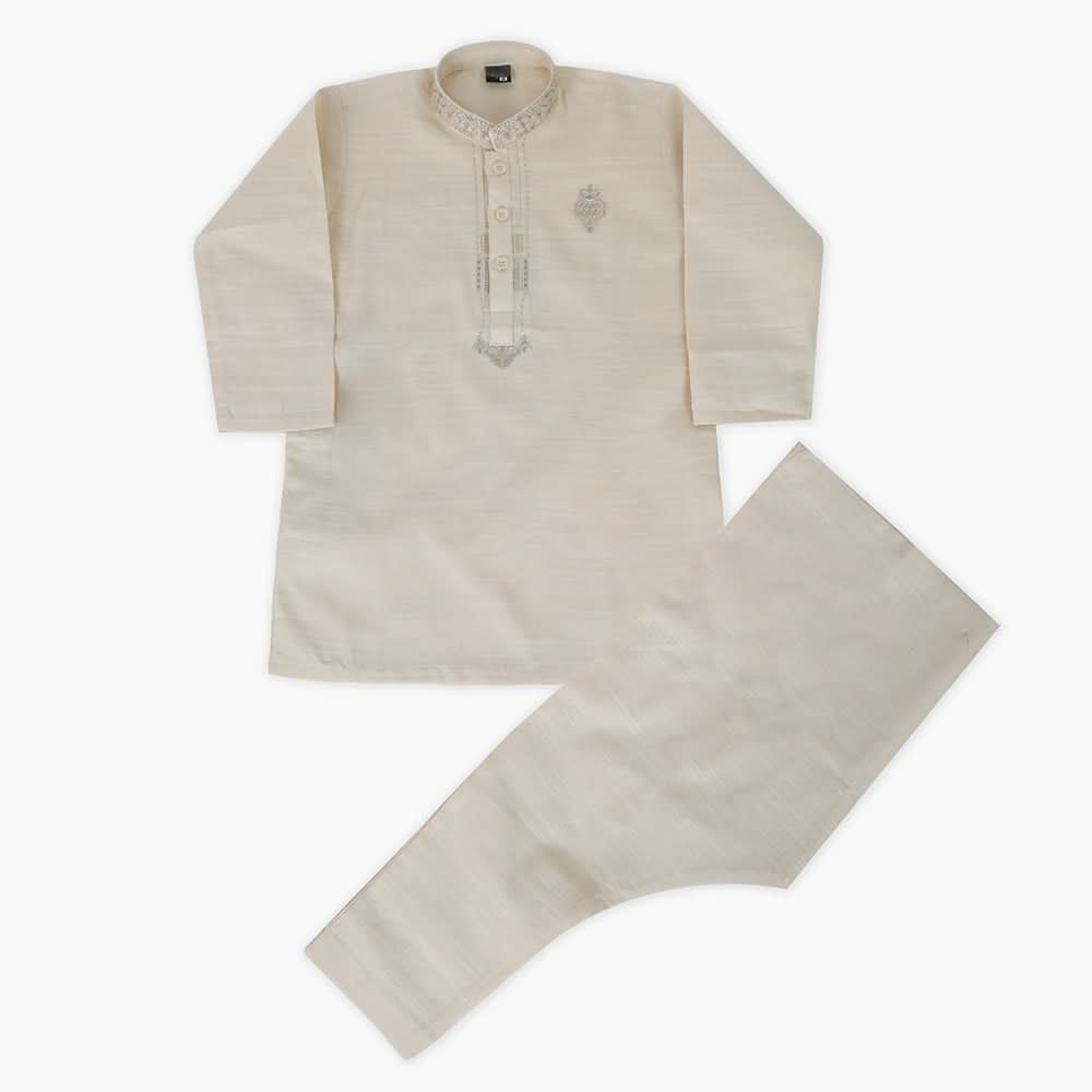 Boys Shalwar Suit - Cream, Boys Shalwar Kameez, Chase Value, Chase Value