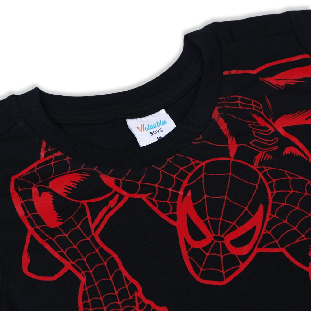 Boys Half Sleeves T-Shirt - Black, Boys T-Shirts, Chase Value, Chase Value