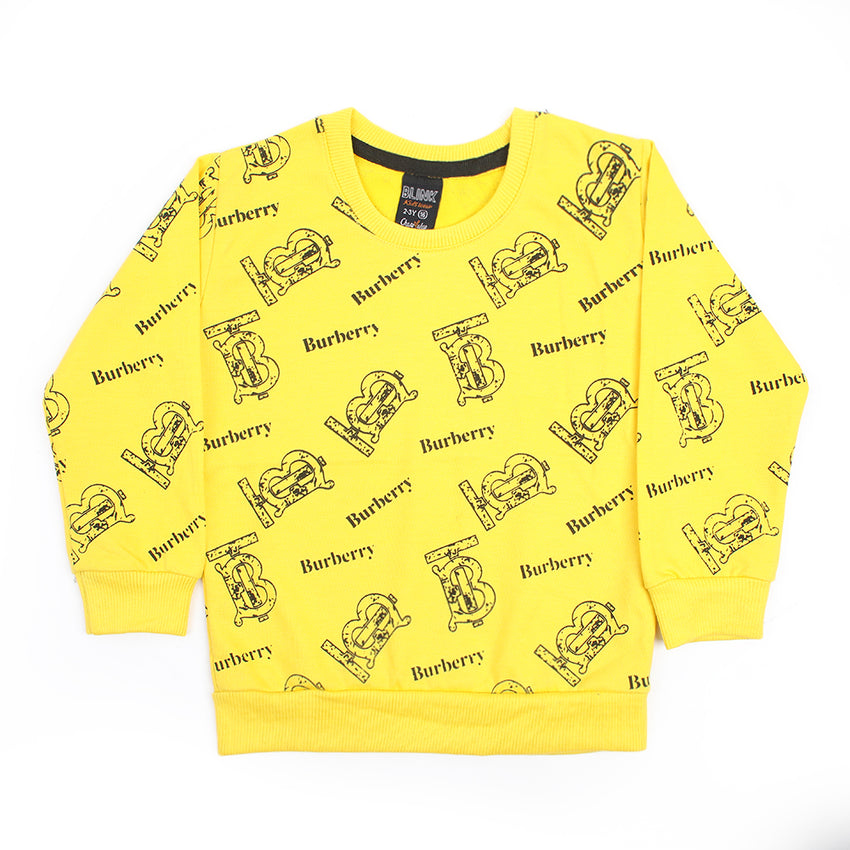 Boys Full Sleeves T-Shirt - Yellow