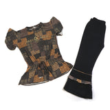 Girls Tight Half Sleeves Suit - Brown, Girls Suits, Chase Value, Chase Value