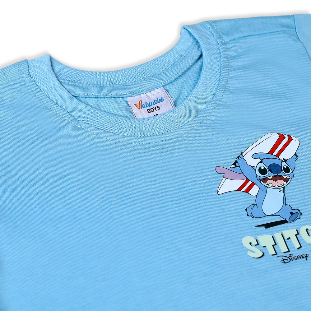 Boys Half Sleeves T-Shirt - Blue, Boys T-Shirts, Chase Value, Chase Value