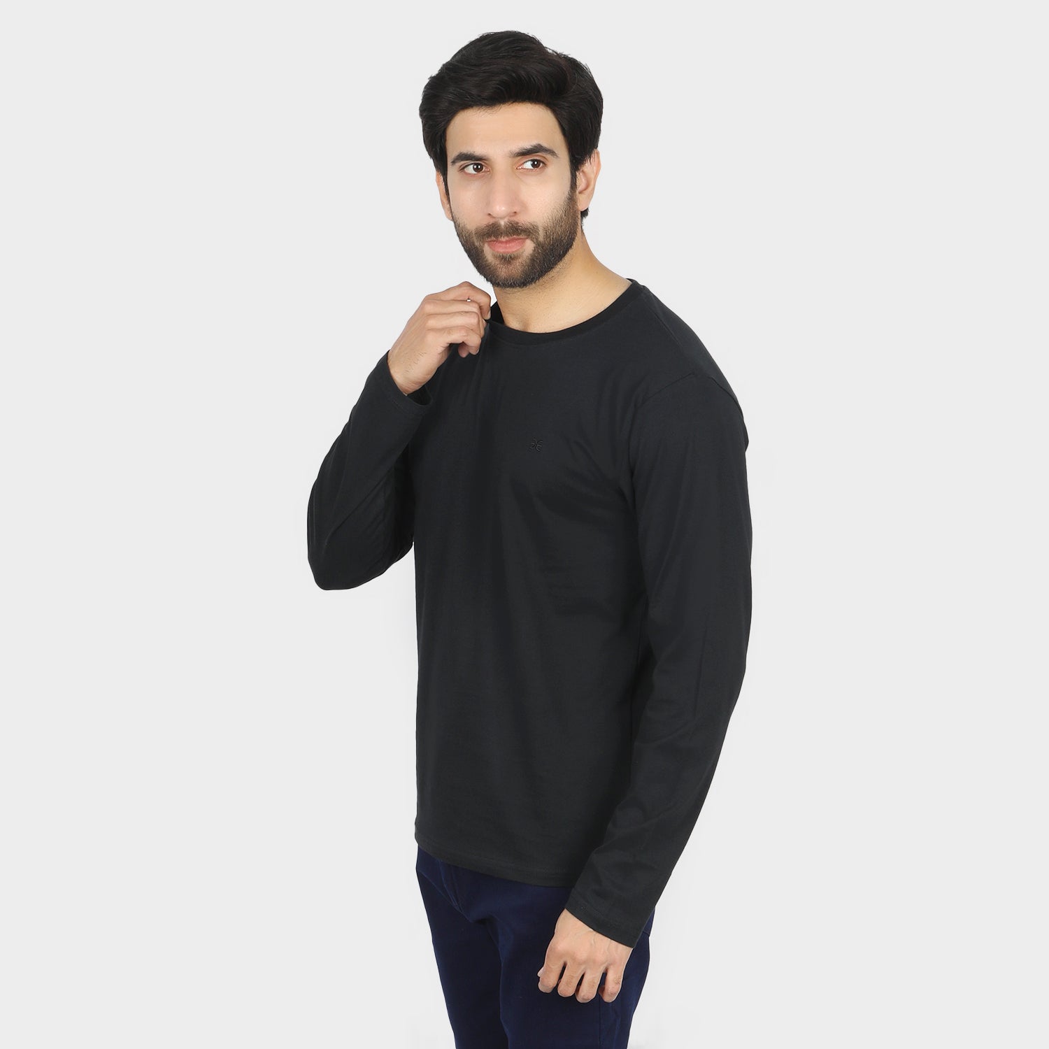 Eminent Men's Full Sleeves Round Neck T-Shirt - Black, Men's T-Shirts & Polos, Eminent, Chase Value