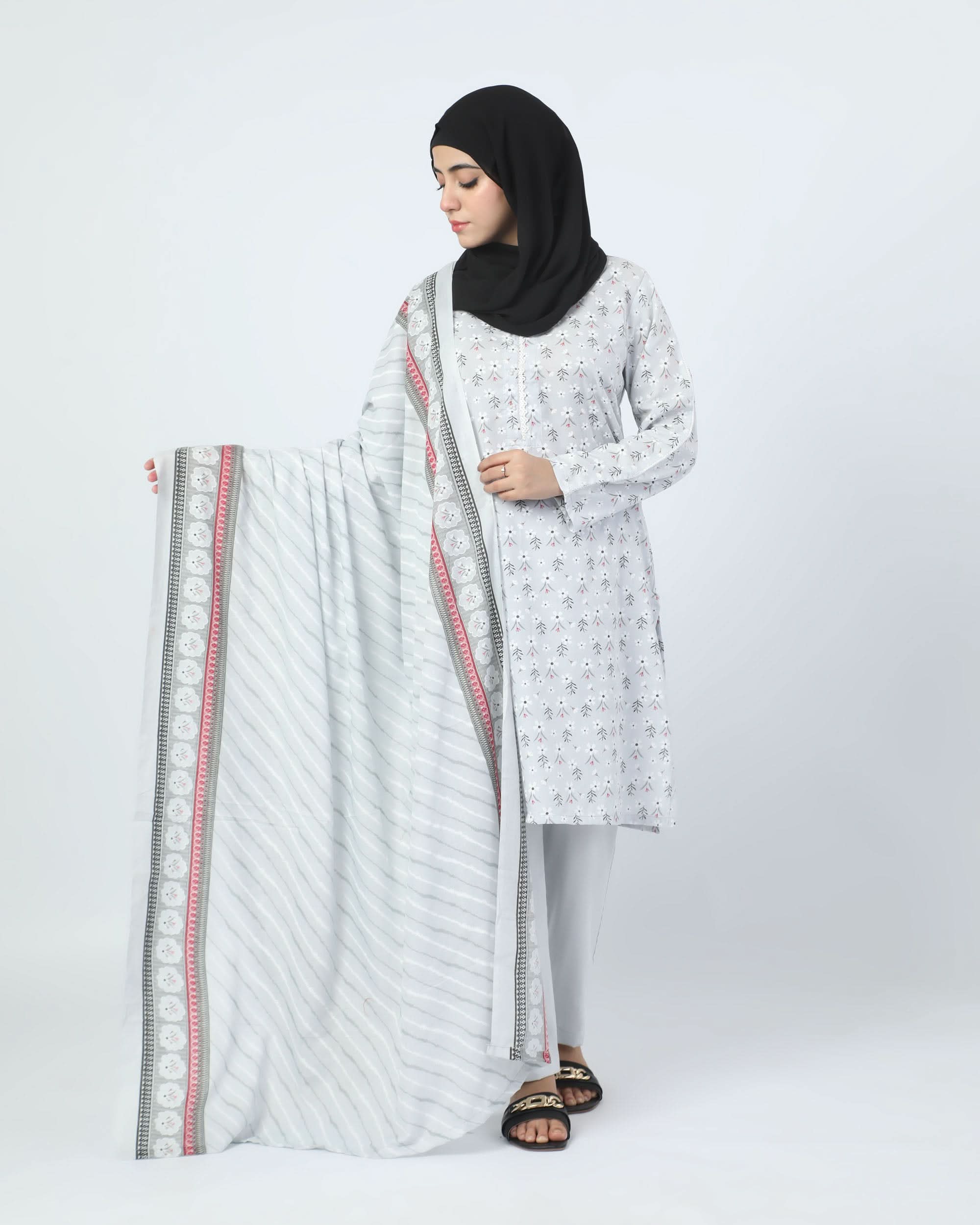 Valuables Women's Printed 3Pcs Suit, Women Shalwar Suits, Chase Value, Chase Value