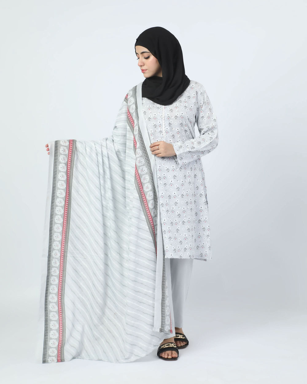 Valuables Women's Printed 3Pcs Suit, Women Shalwar Suits, Chase Value, Chase Value