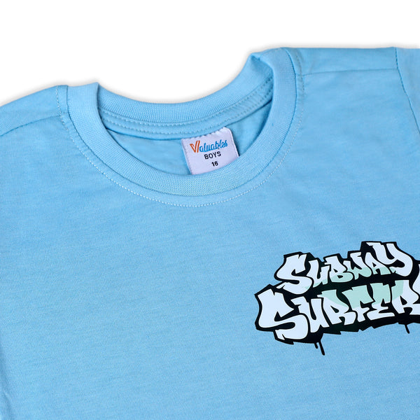 Boys Half Sleeves T-Shirt - Blue