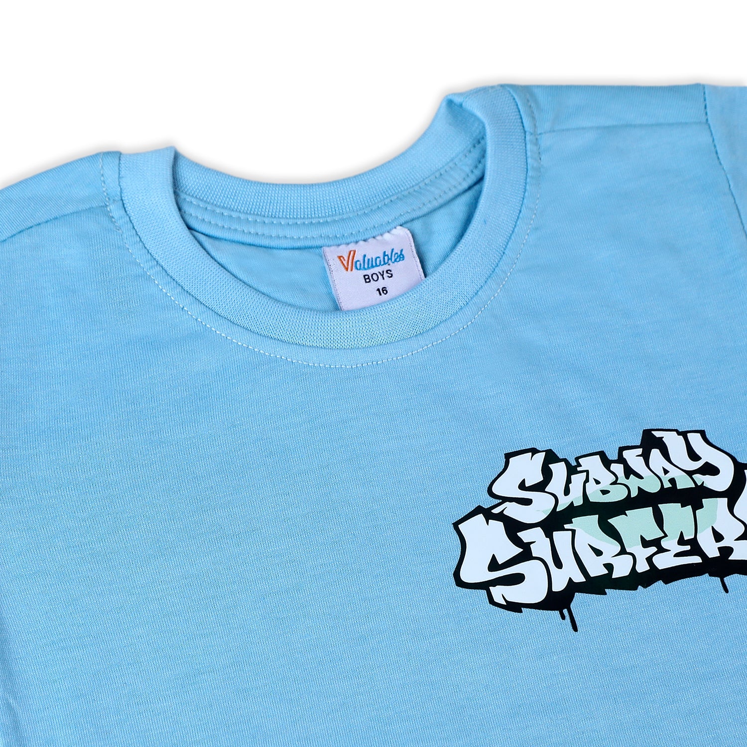 Boys Half Sleeves T-Shirt - Blue, Boys T-Shirts, Chase Value, Chase Value