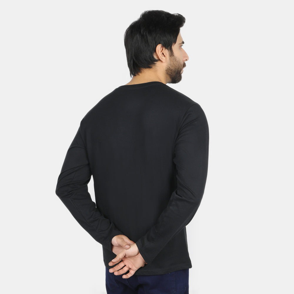 Eminent Men's Full Sleeves Round Neck T-Shirt - Black, Men's T-Shirts & Polos, Eminent, Chase Value