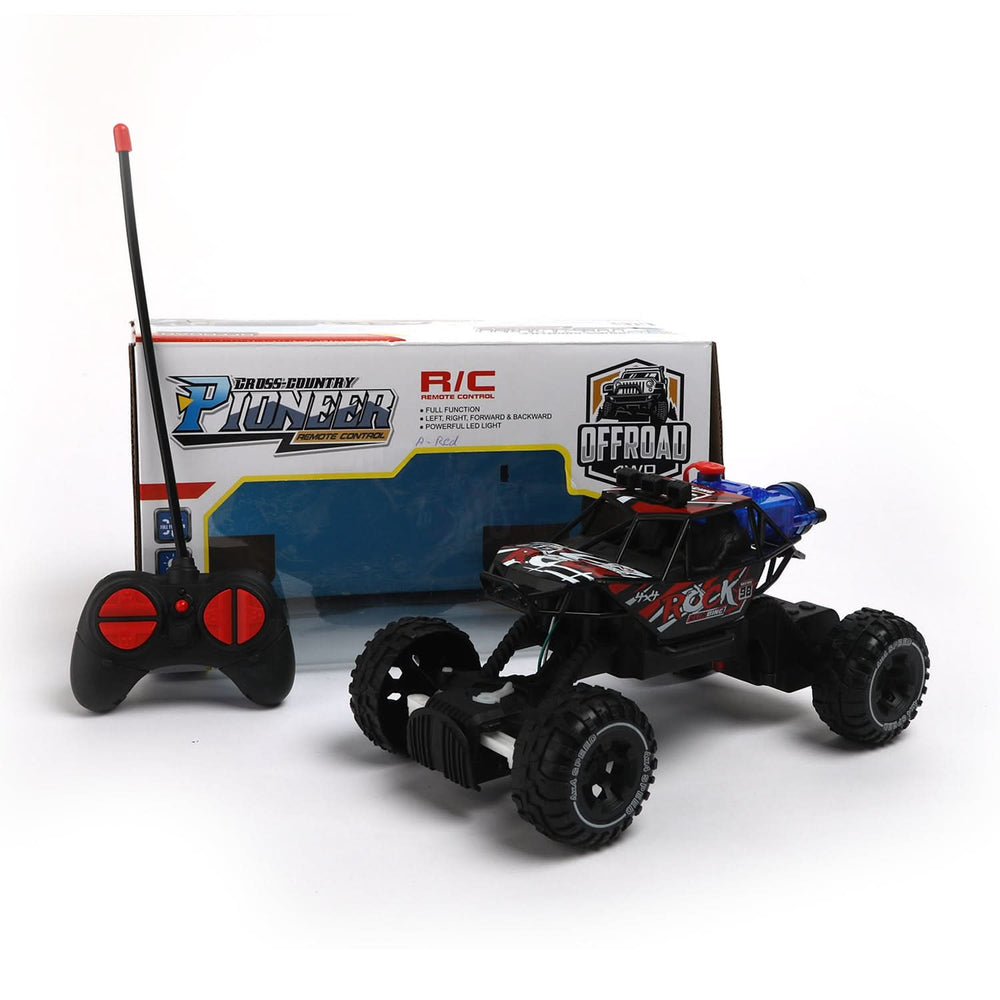 Remote Control Jeep Climbing With Smoke  - Red, Remote Control, Chase Value, Chase Value