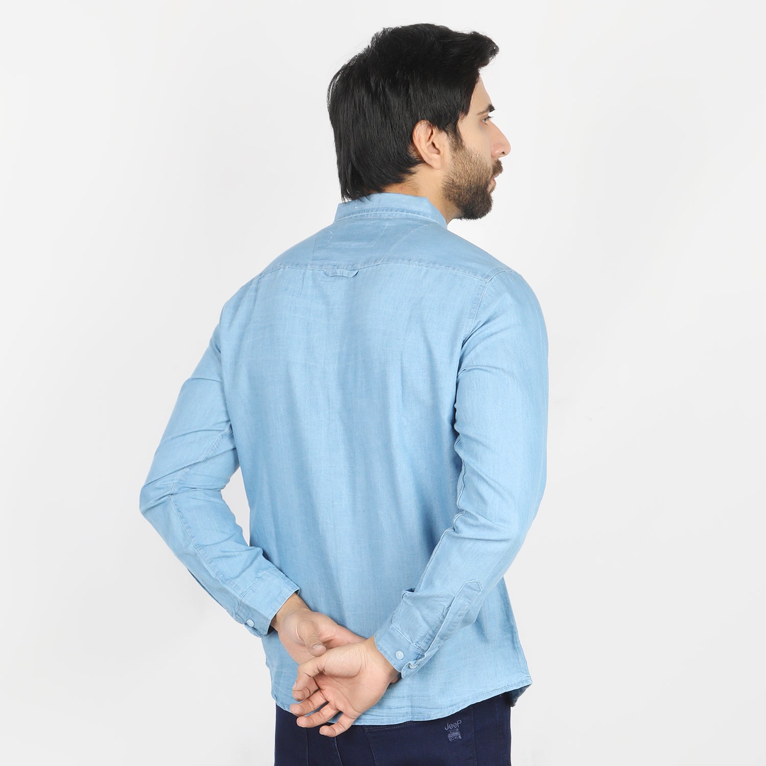Men's casual denim shirt - Light Blue, Men's Shirts, Chase Value, Chase Value