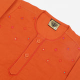 Newborn Boys Shalwar Suit - Orange, Newborn Boys Shalwar Suits, Chase Value, Chase Value