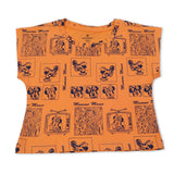 Eminent Girls Half Sleeves T-Shirt - Light Orange, Girls T-Shirts, Eminent, Chase Value