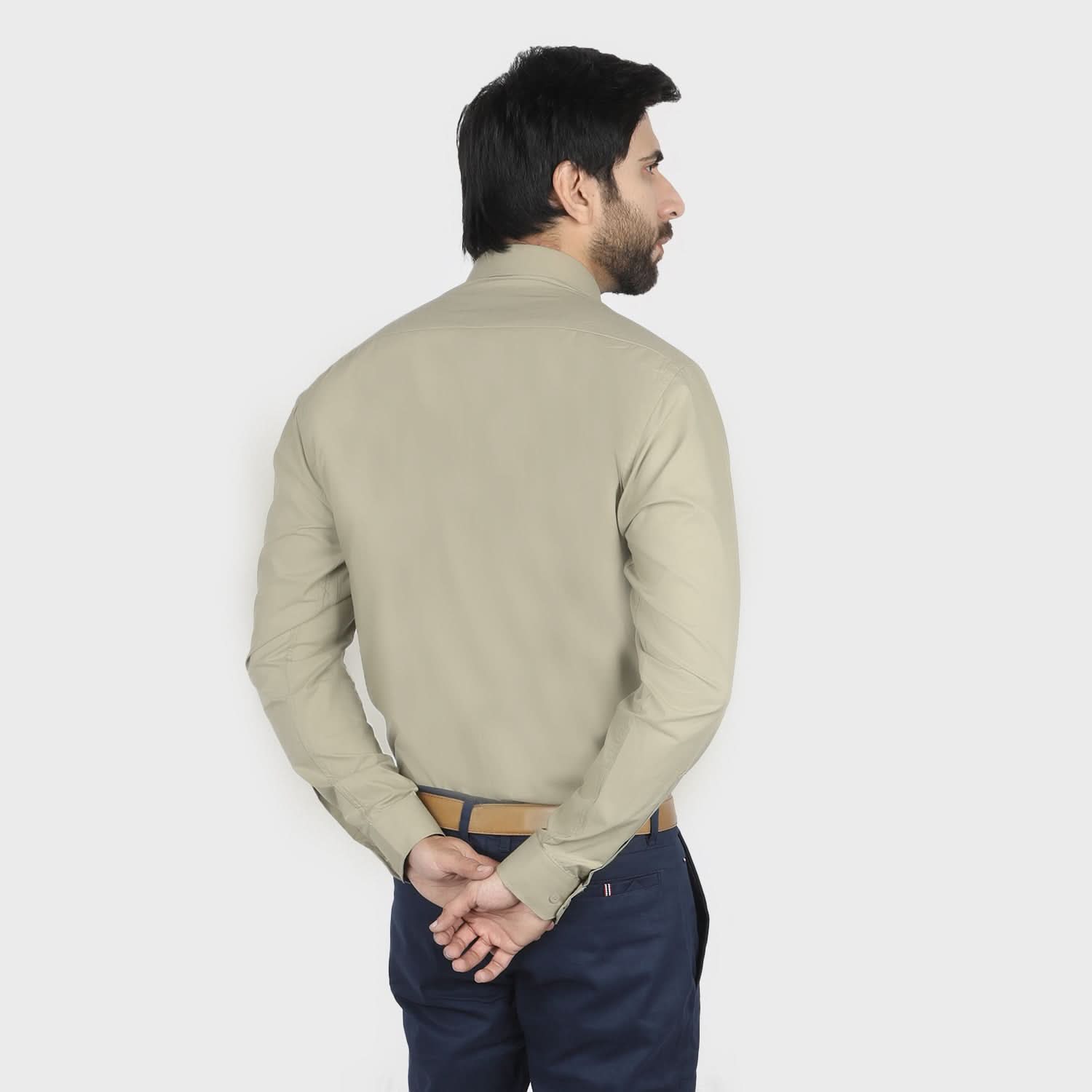 Valuable Men's Formal Shirt - Sand, Men's Shirts, Chase Value, Chase Value