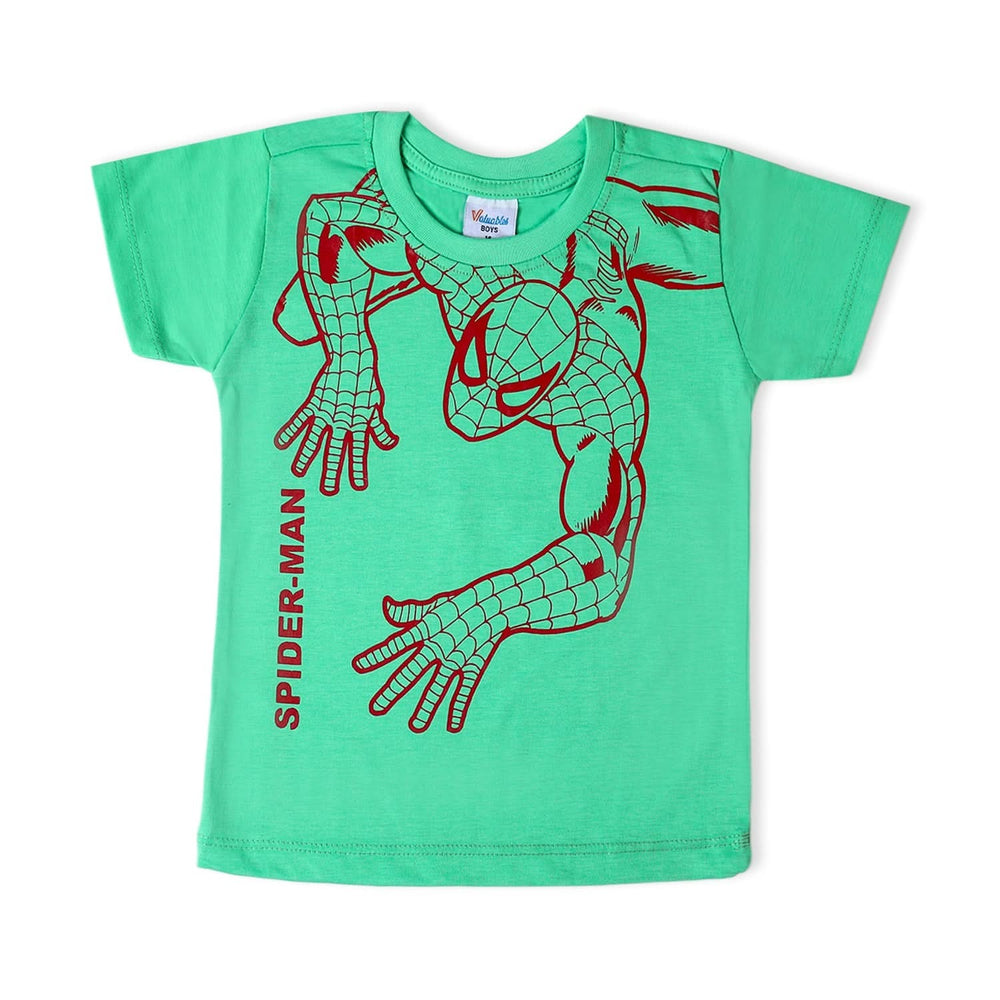 Boys Half Sleeves T-Shirt - Green, Boys T-Shirts, Chase Value, Chase Value