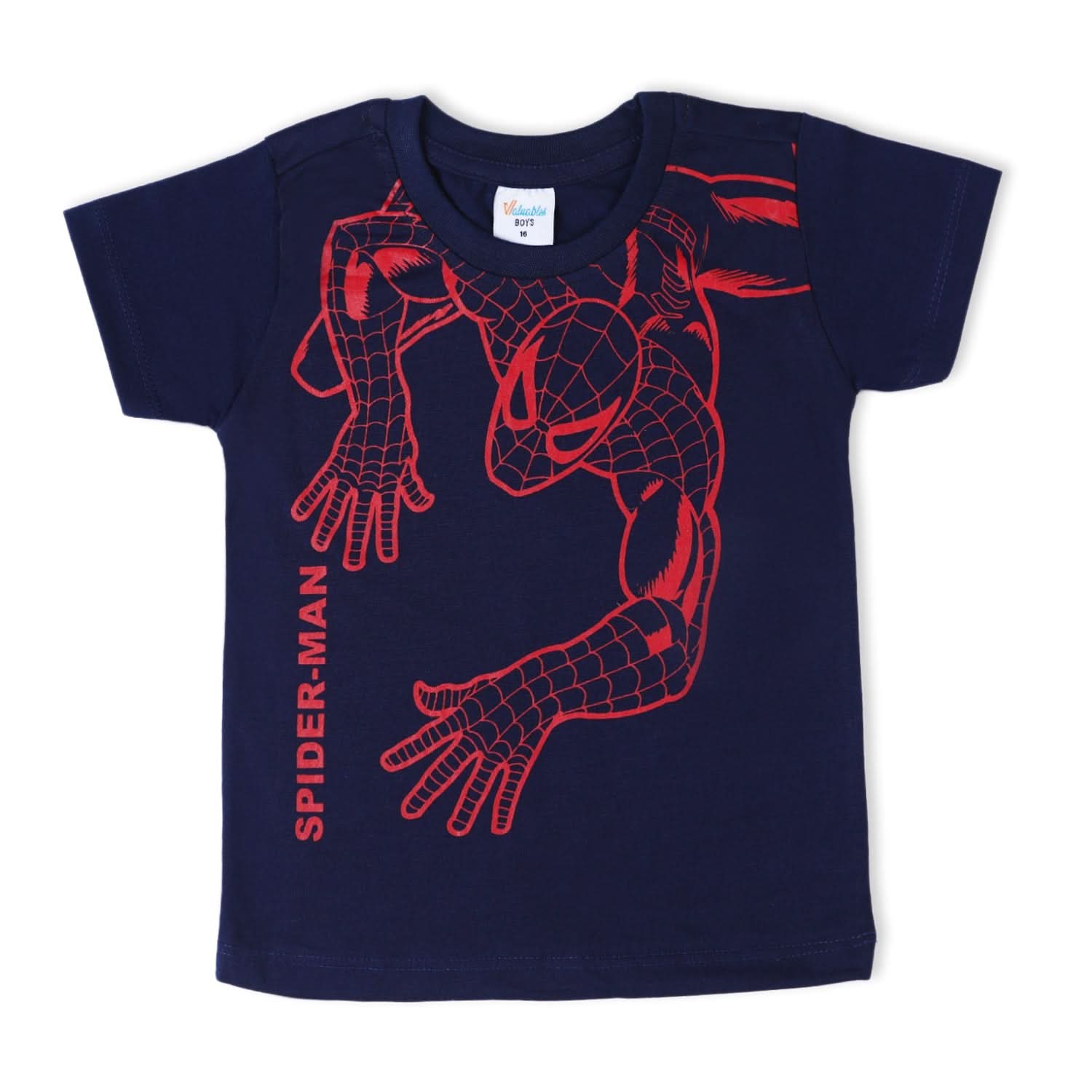 Boys Half Sleeves T-Shirt - Navy Blue, Boys T-Shirts, Chase Value, Chase Value