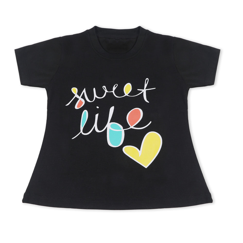 Girls Half Sleeves T-Shirt, Girls T-Shirts, Chase Value, Chase Value