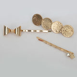 Women's Hair Pin 3 Pcs - Golden, Women, Hair And Head Jewellery, Chase Value, Chase Value