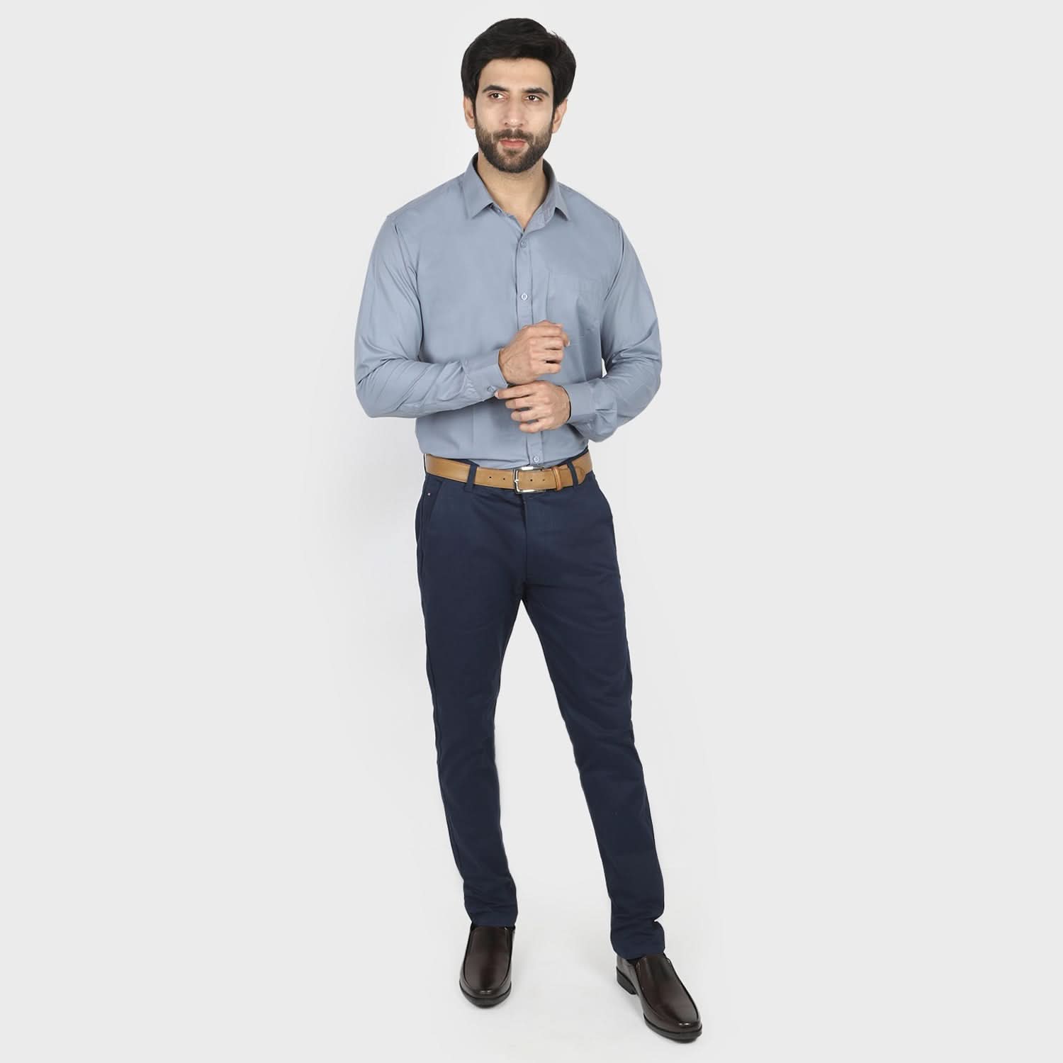 Valuable Men's Formal Shirt - Blue, Men's Shirts, Chase Value, Chase Value