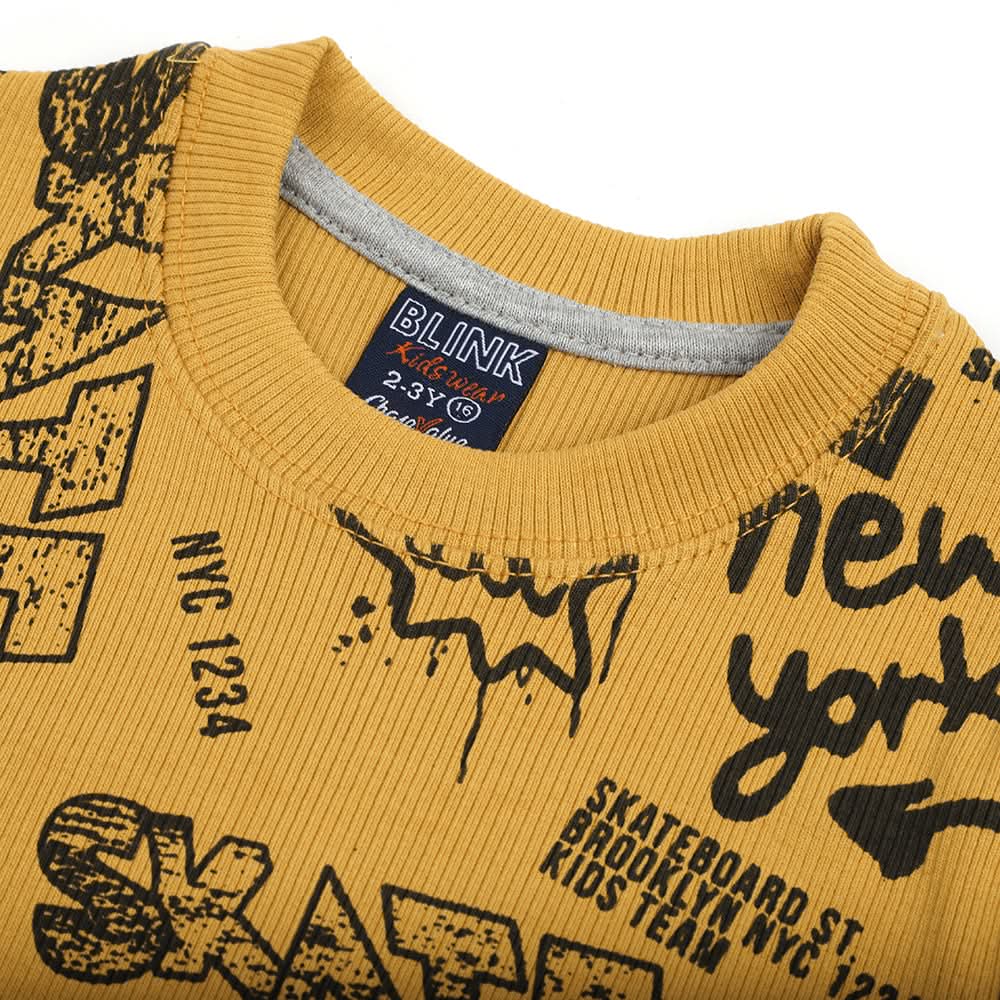 Boys Sweat Shirt - Mustard, Boys Hoodies & Sweat Shirts, Chase Value, Chase Value