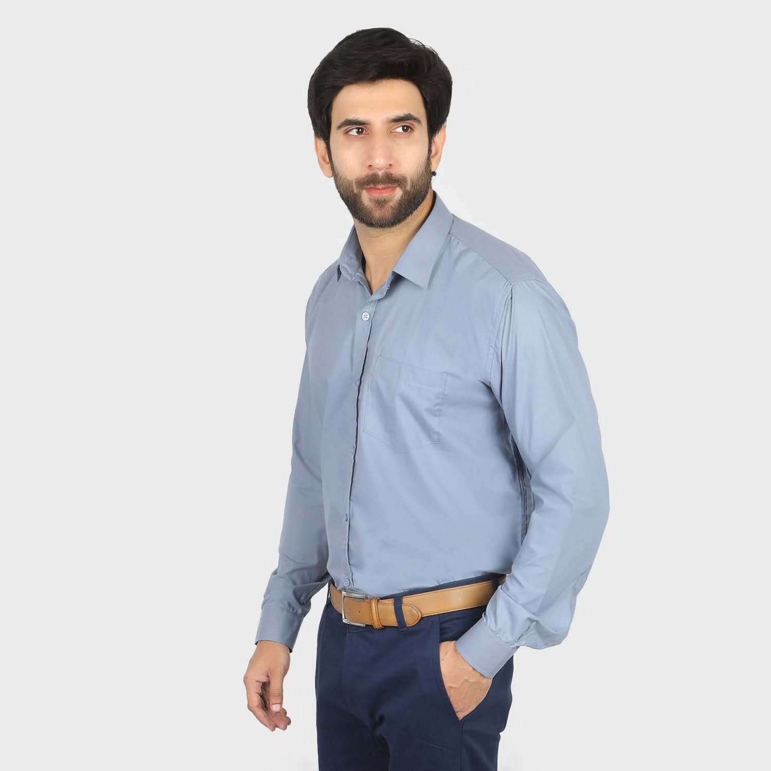 Valuable Men's Formal Shirt - Blue, Men's Shirts, Chase Value, Chase Value