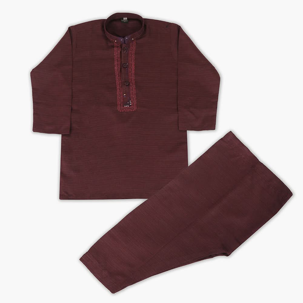 Boys Shalwar Suit - Maroon, Boys Shalwar Kameez, Chase Value, Chase Value