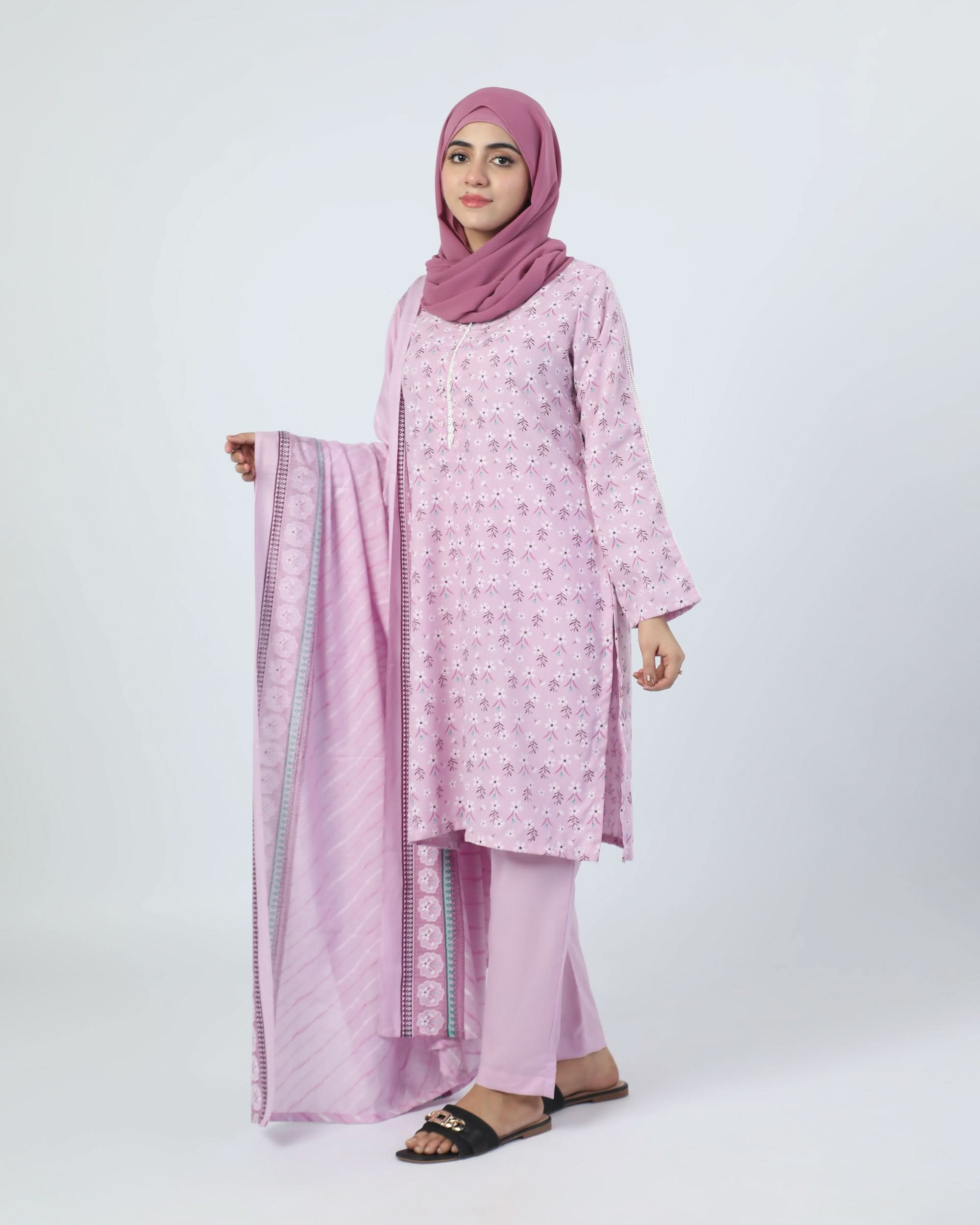 Valuables Women's Printed 3Pcs Suit, Women Shalwar Suits, Chase Value, Chase Value