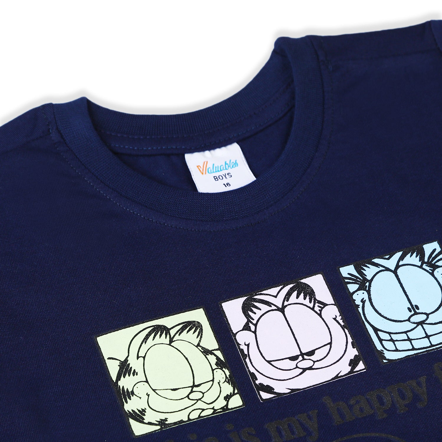 Boys Half Sleeves T-Shirt - Navy Blue, Boys T-Shirts, Chase Value, Chase Value